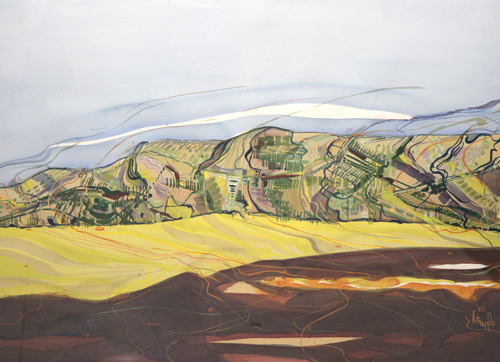 Armenian Landscape by Arto Der Haroutunian