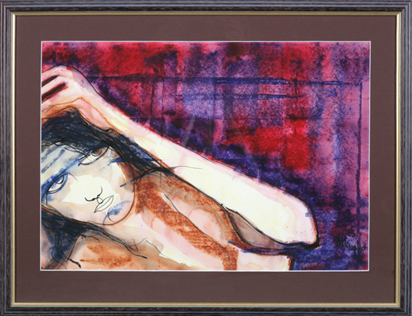 Cowering Girl by Arto Der Haroutunian