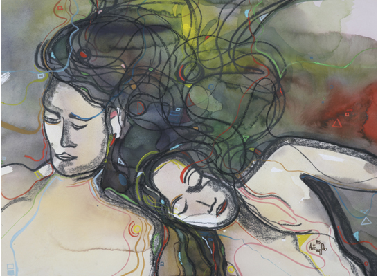 Adam and Eve by Arto Der Haroutunian