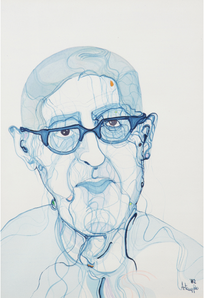 Blue Face by Arto Der Haroutunian