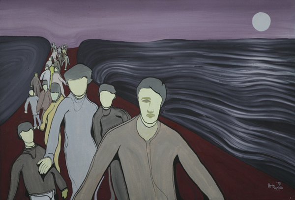 Escape by Moonlight by Arto Der Haroutunian