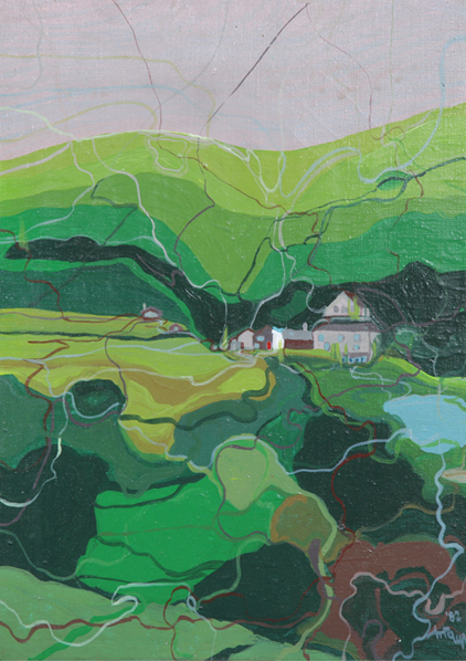Green Landscape by Arto Der Haroutunian
