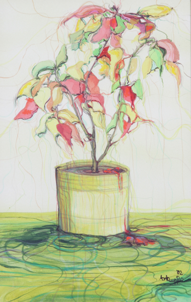 Poinsetta by Arto Der Haroutunian